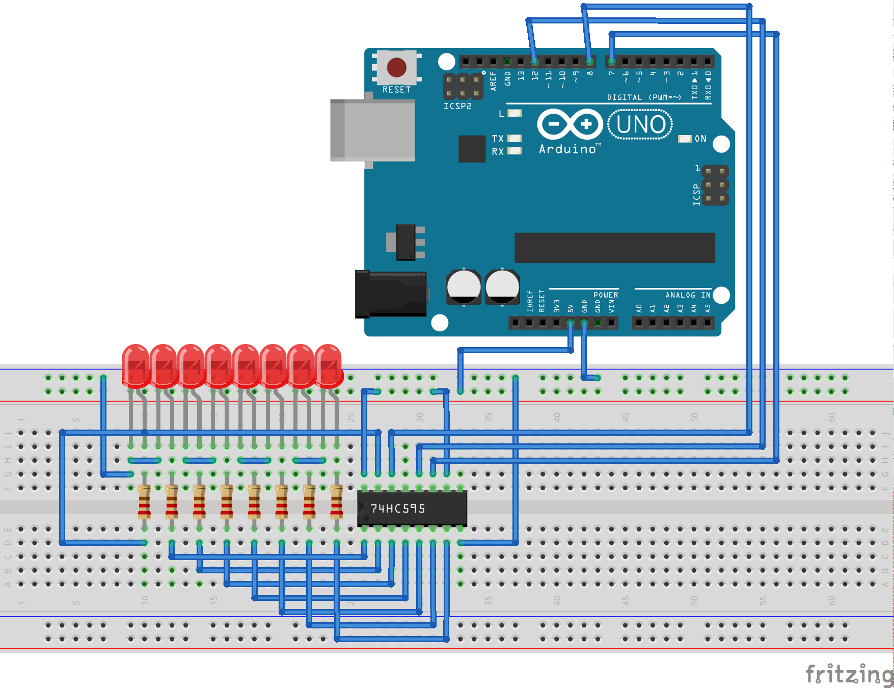 Shift Register Arduino